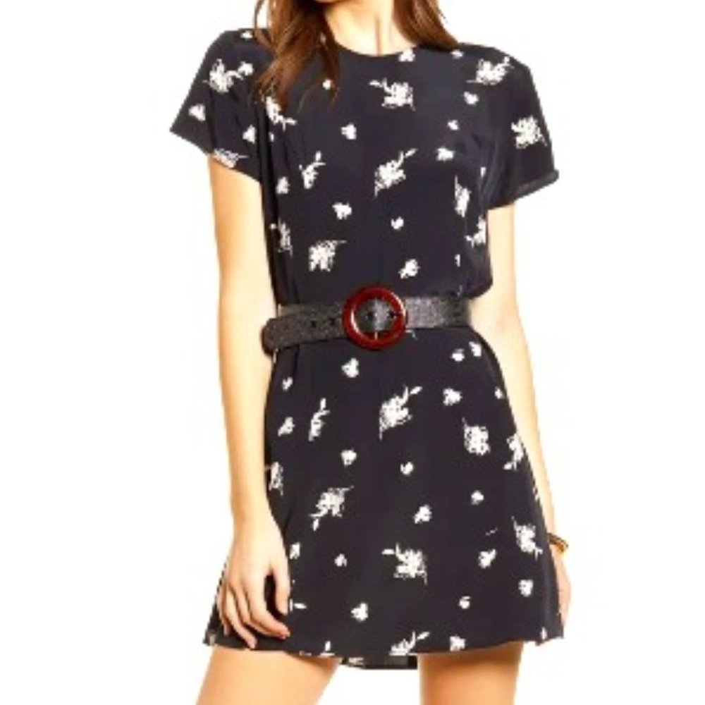 Something Navy Flirty Minidress